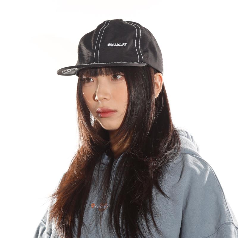 キャップ 帽子 カジュアル 日よけ ストリート 刺繍 速乾 ソフト フラット ベースボール 男女兼用 ナイロン レジャー ドーム かわいい(4)