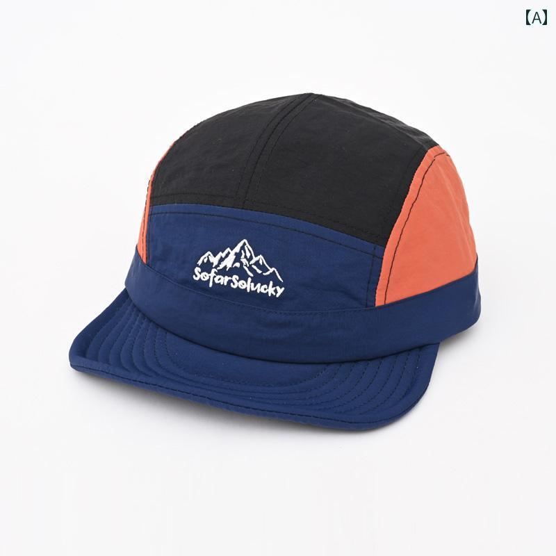 キャップ 帽子 カジュアル つば 男女兼用 夏用 刺繍 日焼け防止 日焼け防止 アウトドア ポリエステル ドーム