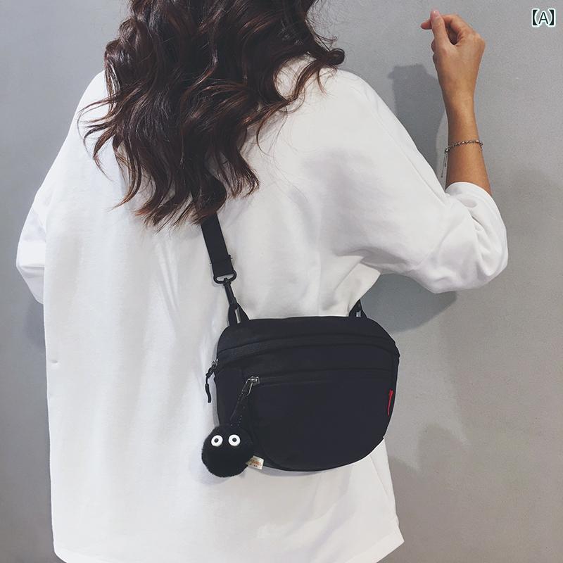 ショルダーバッグ 韓国 ホット キャンバス バッグ 女性 カジュアル 通勤 シェルバッグ カジュアル デイリー クロスボディ スモール 鞄