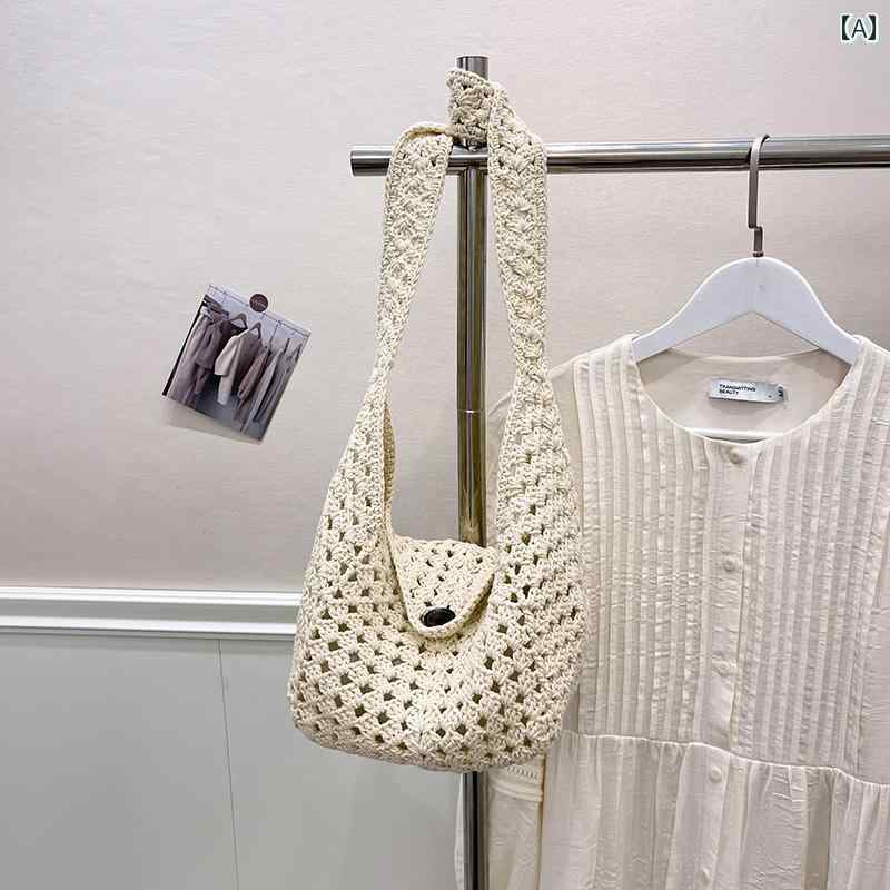 ストローバッグ ビーチ レジャー レディース 女性用 フォレスト 麦わら 編み バッグ 韓国 トートバッグ 大容量 編み バッグ シンプル きれいめ