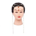ヘッドドレス 額飾り レトロ フェアリー アクセサリー 多層 衣装 頭飾り レディース チャイナ風 ヘアチェーン エスニック ボヘミアン ジュエリー 豪華 アジ...