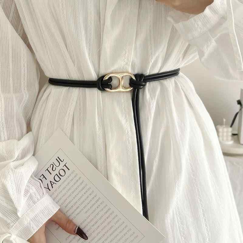 細ベルト レディース 金属 チェーン ウエスト パンク ロック ヒップホップ ベルト 光沢 アクセサリー ..