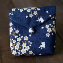 生理用品 収納袋 和風 小銭入れ 雑貨 ポーチ コンパクト フェミニン 小物 化粧品 携帯用 カジュアル 日常使い かわいい ユニセックス ギフト ボタン