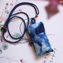 携帯用 ストラップ 絞り染め 蚊よけ レトロ ギフト 和風 手作り ハンドメイド 伝統工芸 ユニーク ペンダント ネックレス