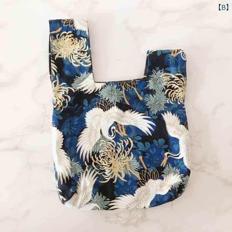 ハンドバッグ レディース 和風 伝統 鶴柄 コンパクト フォーマル 着物 エレガント 個性的 ユニーク おしゃれ ポータブル 高品質