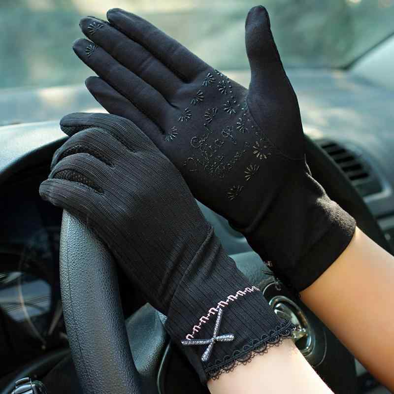 ドライビング グローブ 春夏秋 冷感 薄手 日焼け防止 ドライバー 紫外線防止 タッチスクリーン ファッ..