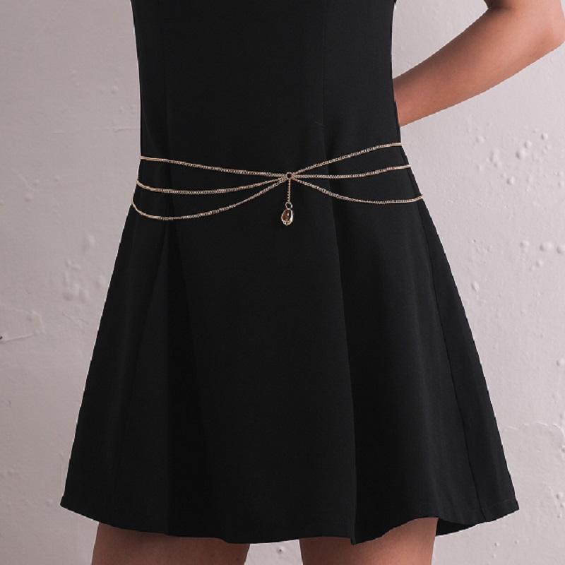 アクセサリー アメリカ メタルシェル ペンダント マルチレイヤー ウエストチェーン レディース ビーチ ..