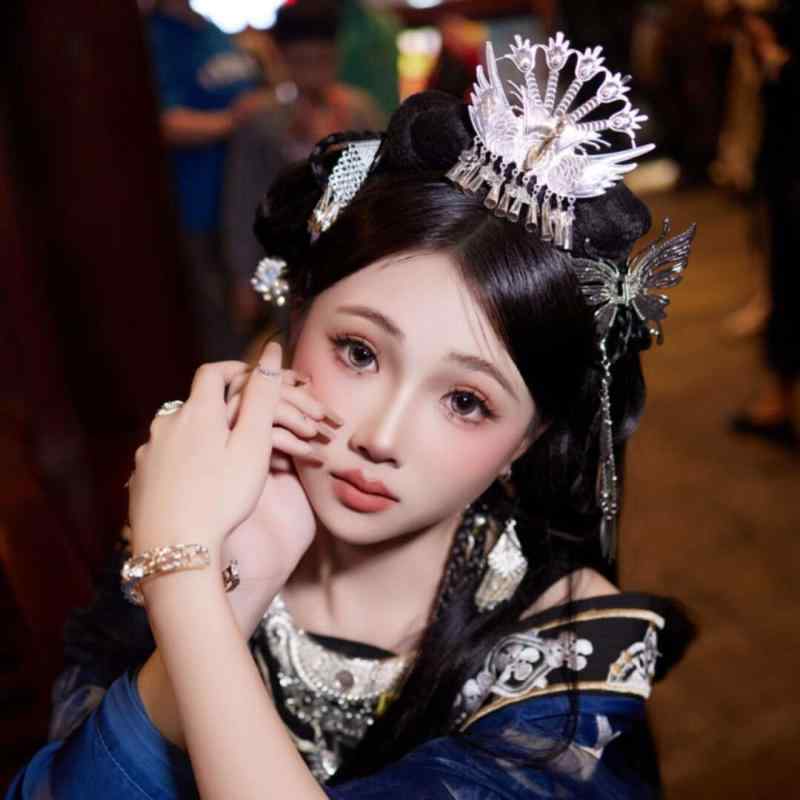 ヘアピン 髪飾り 貴州 ミャオ族 銀製 レトロ フェニックス シルバー アクセサリー カジュアル エスニック 軽量 レディース 女性 舞台 パフォーマンス コスチューム 個性的