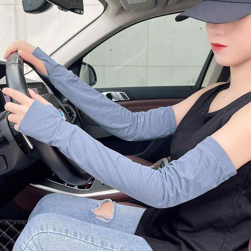 アームカバー 女性用 大型 日焼け防止 サイクリング用 UVカット 通気性 サンシェード 男性用 柔らかい ..