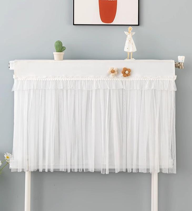 ダストカバー ラジエーター シールド アンチ スモーク ブラック ウォール レース ホーム シンプル モダン