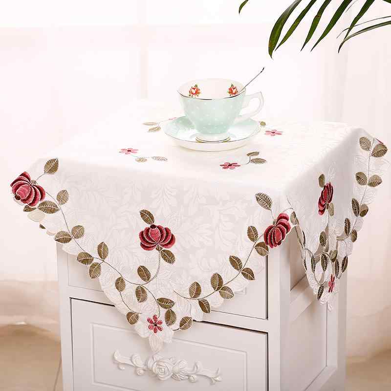 楽天ラ・グラーヌダストカバー ベッドサイド テーブル チェスト 引き出し ヨーロピアン レース 電子 レンジ 冷蔵庫 家具家電 防塵