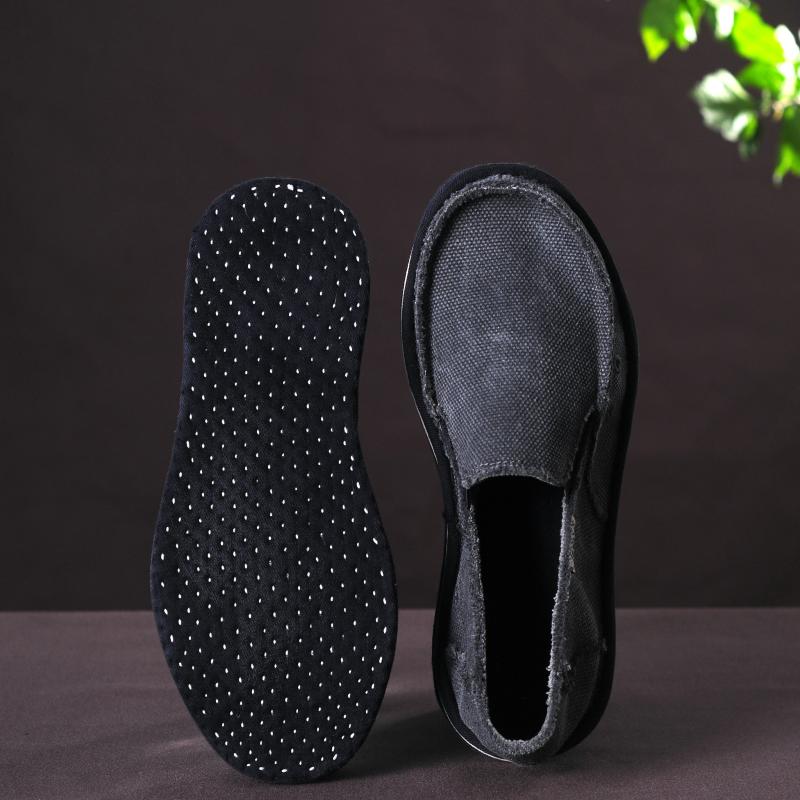 コンフォートシューズ 布靴 履きやすい メンズ 春夏 吸汗 スタンディング シューズ 通気性がいい シンプル 快適 ワンステップ おしゃれ