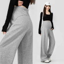 妊婦用 ワイド レッグ パンツ スリム 快適 ストレート 通気性 オフィス カジュアル ヒップ アップ ゆったり 伸縮性 マタニティパンツ 動きやすい ウェア ボトムス