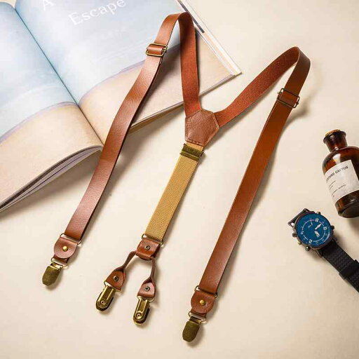 サスペンダー パンツ 吊りベルト ユニセックス レトロ ノスタルジック レザー パンツ クリップ PU ショルダー ストラップ サスペンダー パンツ 吊りベルト ユニセックス レトロ ノスタルジック レザー パンツ クリップ PU ショルダー ストラップ