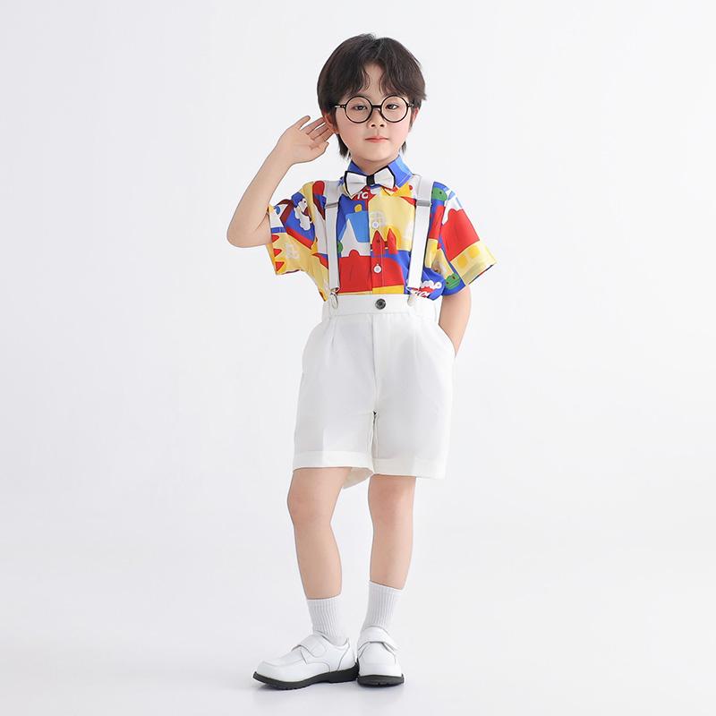 楽天ラ・グラーヌ子供服 キッズ スーツ 夏 カラフル おしゃれ 結婚式 イベント セレモニー フォーマル カジュアル スタイリッシュ パーティー 司会者 ユニーク 英国スタイル