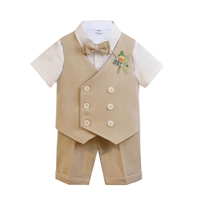 子供服 キッズ スーツ 夏 ウェディング 結婚式 イベント セレモニー フォーマル カジュアル スタイリッシュ パーティー 司会者 クラシック