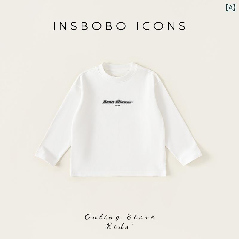 キッズ ボーイズ Tシャツ 春秋 長袖 トップス 男の子 子供 カジュアル ユニセックス ガールズ レイヤリング シャツ おしゃれ