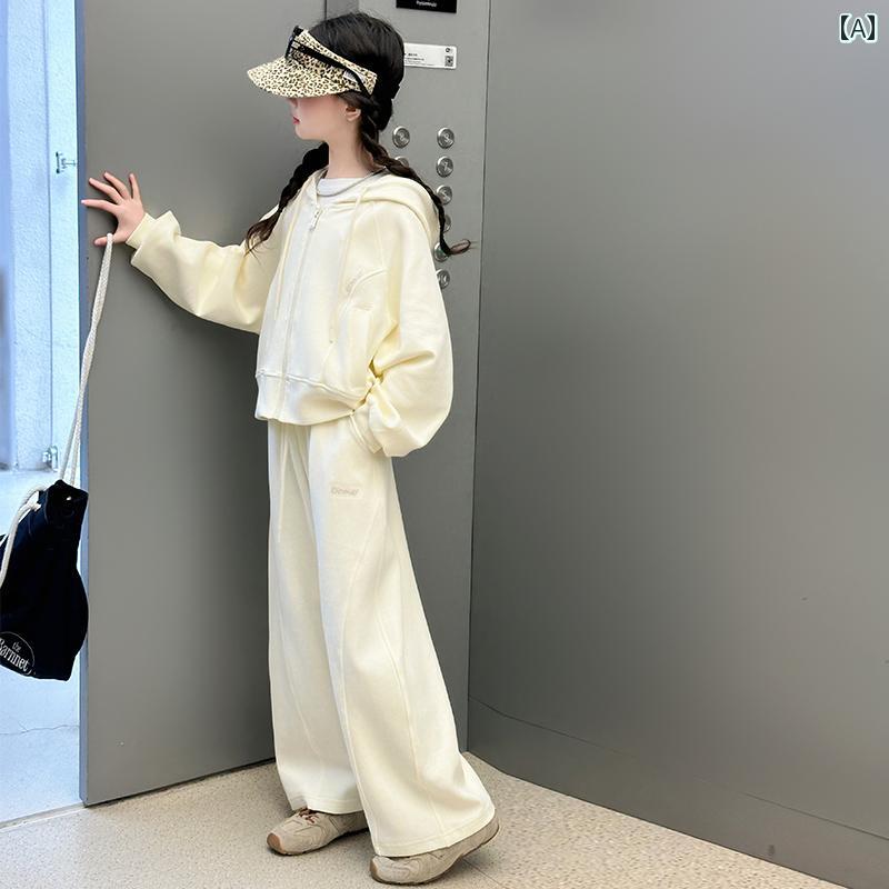 女の子 セット 春秋 子供用 ショート スエット ジャケット キッズ用 カジュアル パンツ スポーツ ツーピース