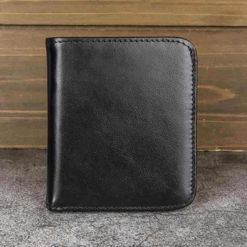 財布 メンズ ファッション 第一層牛革 ショート ウォレット カードホルダー 欧米風 シンプル 縦型 実用的 日常使い ギフト 耐久性 クラシック モダン 多機能 エレガント コンパクト