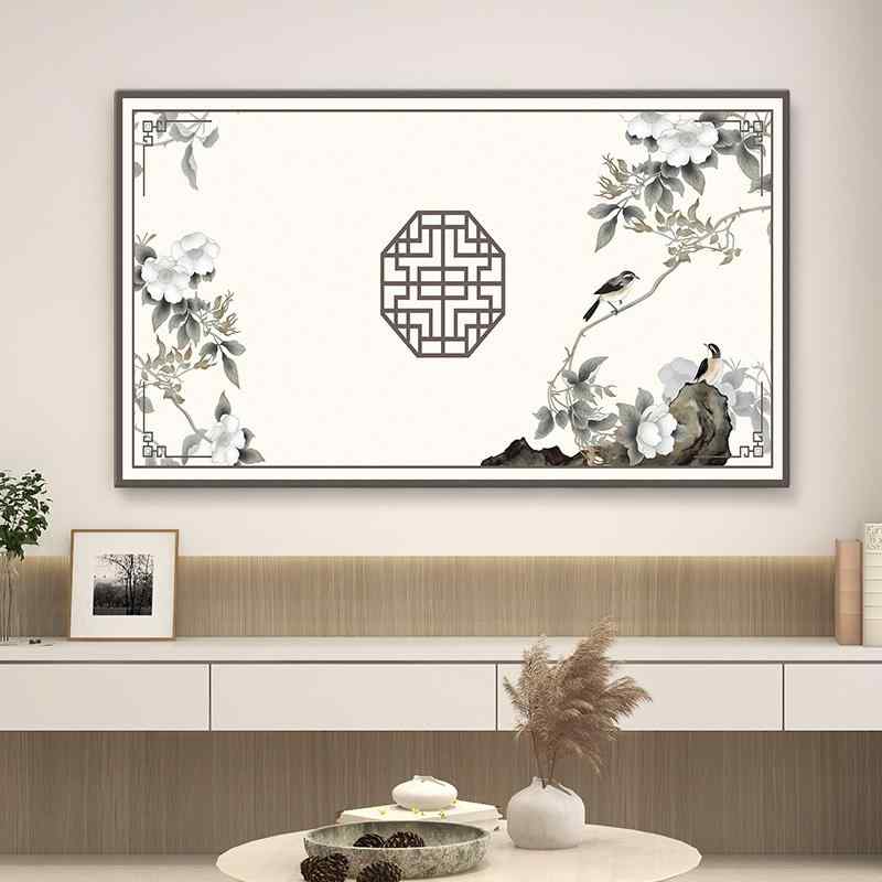 テレビカバー 掛け布 伸縮性 柄入り 刺繍 生地 家具 保護 防塵カバー 液晶 チャイナ ダストカバー レトロ 中華 上品