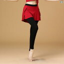 ダンス ウェア モダール ボトムス ロング丈 伸縮性 スリム スカート パンツ カジュアル トレーニング モダン 中国 レトロ 舞踊 民族 衣装 レディース 軽量 ソフト 練習着 フィットネス