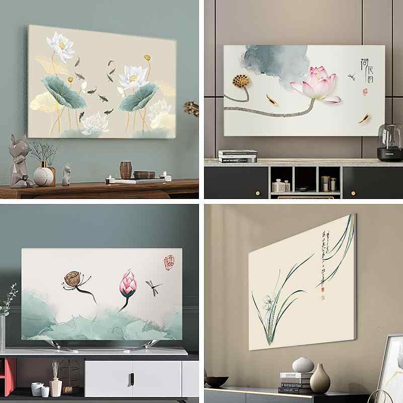 テレビカバー フィット 伸縮性 滑り止め 布 液晶 保護 防塵 カバー チャイナ 中華 中国 ダストカバー ..