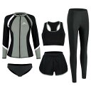 男女 カップル サーフィン ウェットスーツ ダイビング 長袖 ズボン 日焼け防止 大きいサイズあり シュノーケリング 水着