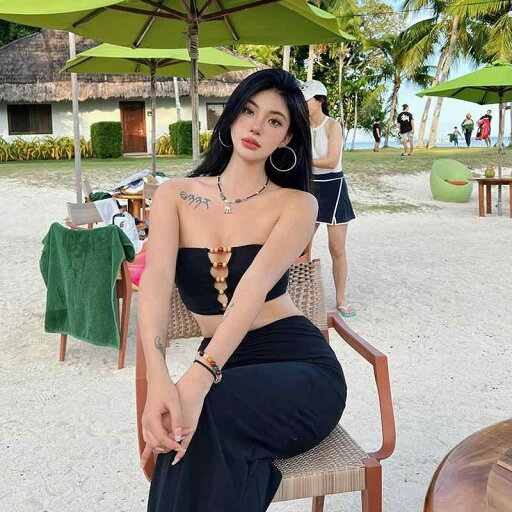 レディース 水着 ビキニ セパレート ブラック レトロ セクシー 魅惑的 ロングスカート カジュアル おしゃれ クール スタイリッシュ エレガント プール ビーチ ファッション サマーウェア レディース 水着 ビキニ セパレート ブラック レトロ セクシー 魅惑的 ロングスカート カジュアル おしゃれ クール スタイリッシュ エレガント プール ビーチ ファッション サマーウェア