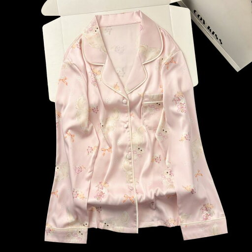 パジャマ シルク 猫 花 プリント ナイト ウェア 半袖 シングルブレスト ラペル ショートパンツ セット カジュアル 高級感 春 レディース 軽量 ソフト 日常使い ギフト プレゼント パジャマ シルク 猫 花 プリント ナイト ウェア 半袖 シングルブレスト ラペル ショートパンツ セット カジュアル 高級感 春 レディース 軽量 ソフト 日常使い ギフト プレゼント