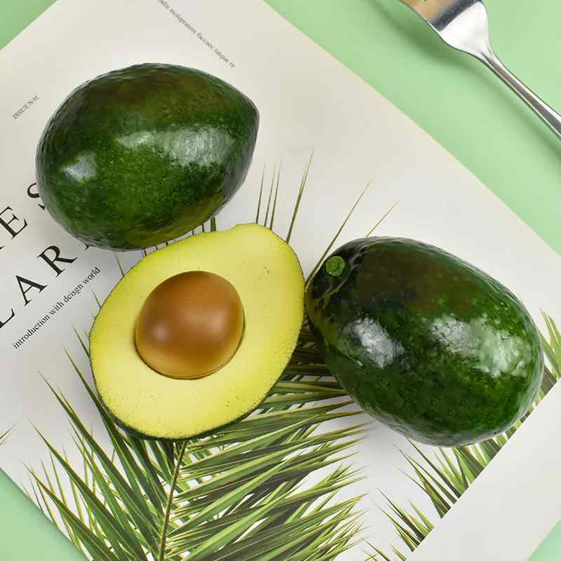 食品サンプル 見本 アボカド フェイク ディスプレイ リアル おもちゃ おままごと 装飾 小道具 ユニーク..
