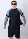 サーフスーツ ラッシュガード メンズ 水着 シンプル ウェットスーツ ビーチ リゾート 日焼け防止 ダイビング お父さん 速乾 サーフィン マリンスポーツ シュノーケリング クール 半袖 長袖