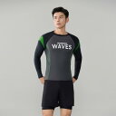 サーフスーツ メンズ ファッション セパレート 水着 スイムウェア セットアップ 長袖 ショートパンツ 恥ずかしくない 大きいサイズ 伸縮性 速乾 快適 プール...