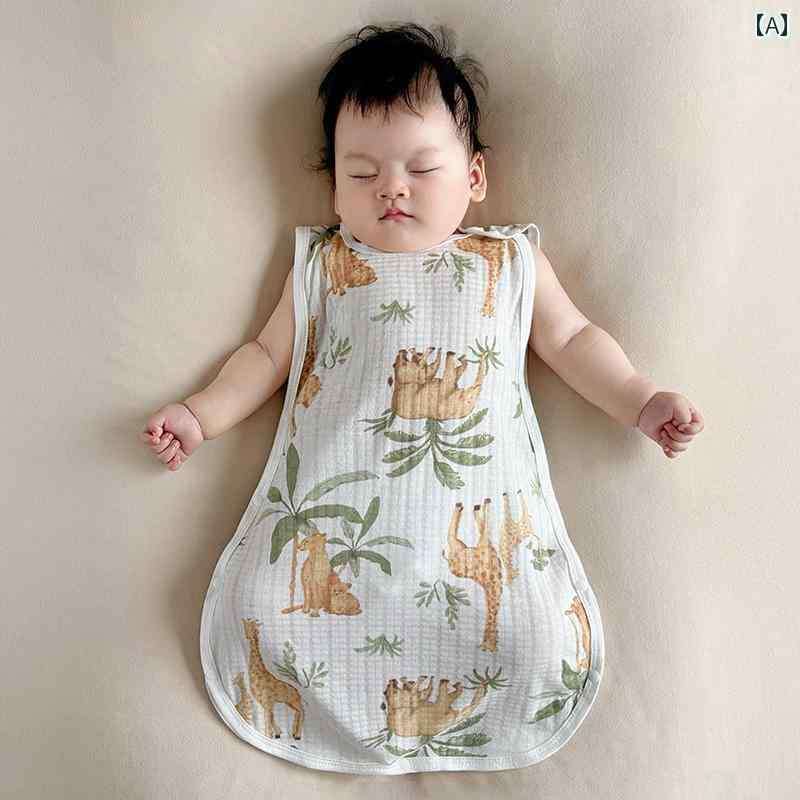 ベビー服 赤ちゃん用品 ロンパース ナイトドレス 夏 快適 薄手 男女兼用 子供用 キッズ ベスト ノース..