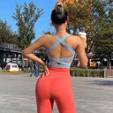 スポーツブラ フィットネスブラ エクササイズブラ 胸パッド付き 女性用新 スポーツ 美背中 ギャザー Uネック 耐衝撃 速乾 ヨガ ピラティス ランニング ストレッチ アクティブウェア ワークアウト