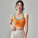 スポーツブラ フィットネスブラ エクササイズブラ 胸パッド付き 女性用 高強度 耐衝撃 美背中 夏 エクササイズ フィットネス ヨガ ピラティス ランニング ストレッチ トレーニングウェア ワークアウト