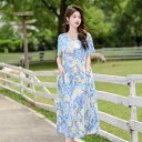 レディース 夏コーデ 大きいサイズ ゆったり ホームウェア パジャマ 薄手 通気性 快適 着心地 柔らかい リラックス スタイル ワンピース スカート レジャー カジュアル