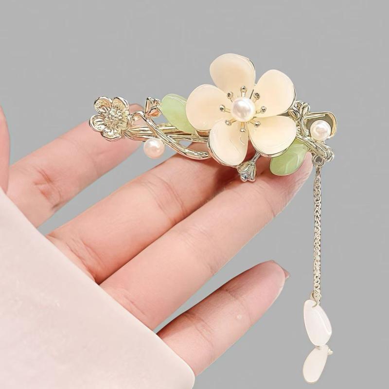 レディース ヘアクリップ ピン 小物 髪留め アクセサリー 花 フラワー フェミニン かわいい レトロ おしゃれ クラシック シンプル カジュアル エレガント ...