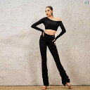 ダンスウェア レディース セットアップ ラテン チャチャ ルンバ パフォーマンス エレガント きれいめ セクシー 大人 衣装 スタイリッシュ