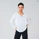ダンスウェア メンズ 衣装 ラウンドネック 通気性 長袖 トップス シンプル サンバ ラテン チャチャ ルンバ パフォーマンス イベント