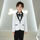 男の子 キッズ ファッション スーツ 英国風 ラインストーン ジャケット アウター パンツ ズボン ベスト ジレ チョッキ セットアップ ステージ セレモニー パフォーマンス フォーマル