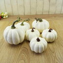 食品サンプル 見本 ハロウィン 白 ホワイト カボチャ お祭り ホームデコレーション パンプキン 装飾品 プラスチック クラフト 子供 キッズ 遊び DIY アート 素材 小道具 おもちゃ