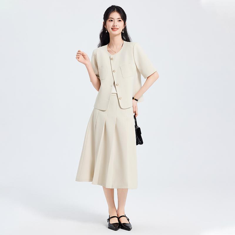 女性 スーツ ジャケット スカ...