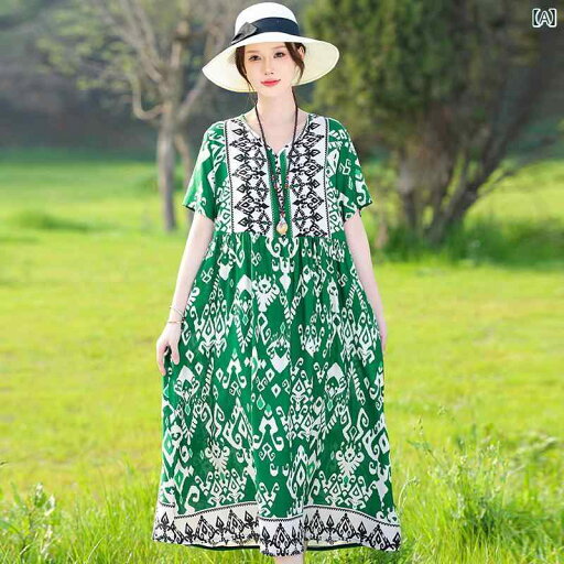 ワンピース レディース 半袖 ロング丈 ゆったり 大きいサイズ おしゃれ カラフル エスニック リラックス 上品 ボヘミアン ワンピース レディース 半袖 ロング丈 ゆったり 大きいサイズ おしゃれ カラフル エスニック リラックス 上品 ボヘミアン