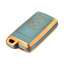 OFFCURVE トヨタ用 スマート キーケース キーカバー 5ボタン 耐衝撃 スクラッチ防止 キーホルダー オシャレ 手触りいい 高級 電波障害なし リモコンキー ケース 車用 TPU素材(3)
