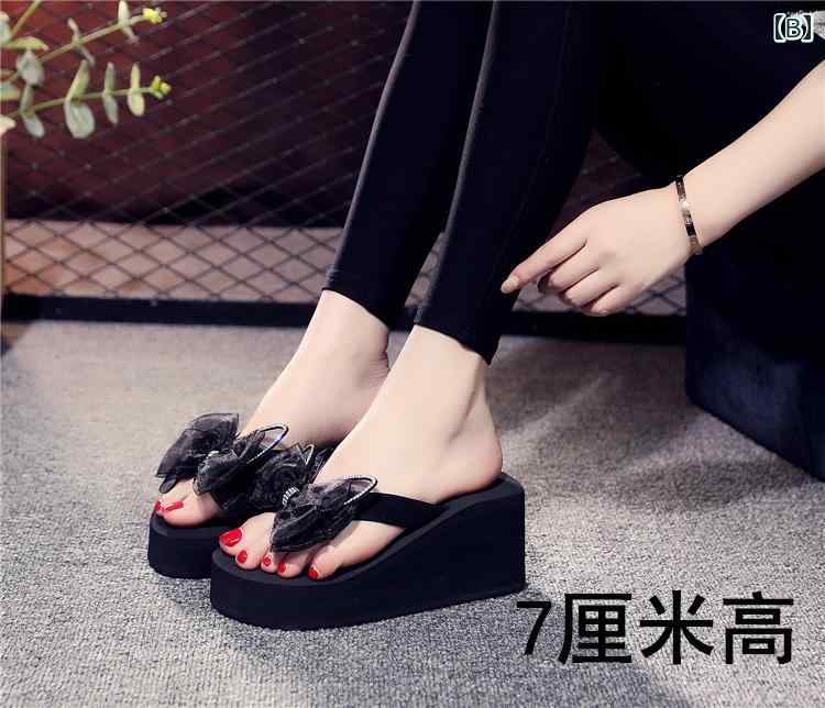 サンダル レディース ビーチ 夏用 ウェッジ ヒール 滑り止め プラット フォーム ヒール シューズ 厚底