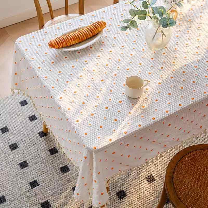 フレンチ テーブルクロス インテリア 防水 お手入れ簡単 花柄 フローラル フェミニン ナチュラル おしゃれ 耐久性 ホームデコ