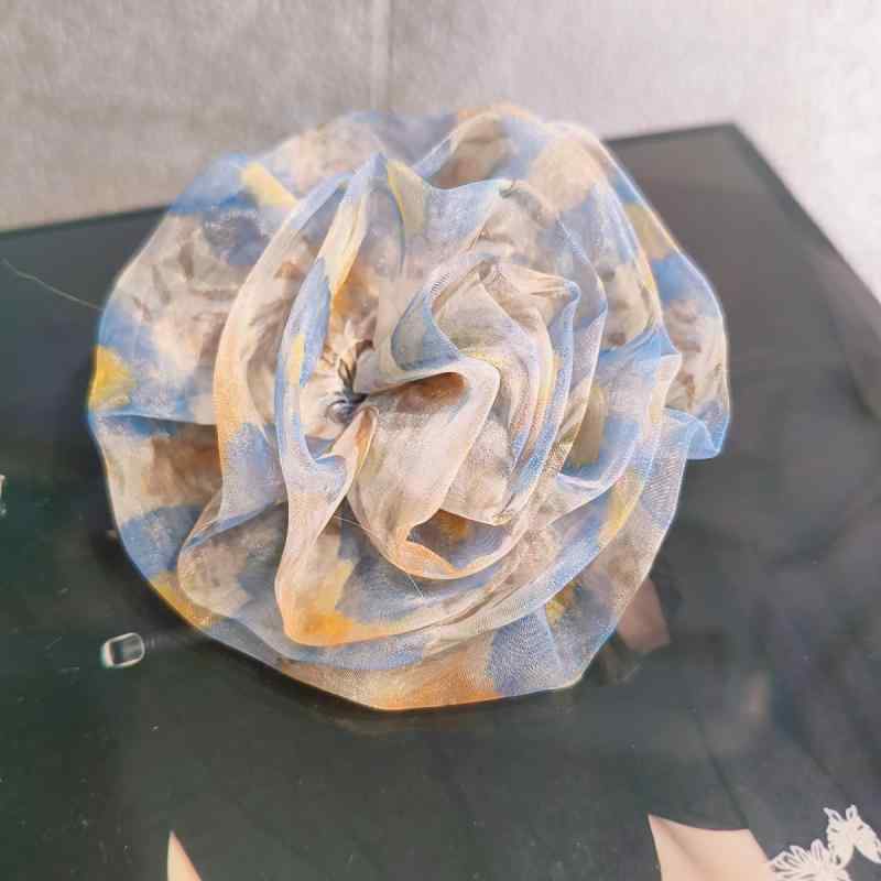 レディース アクセサリー ピアス イヤリング おしゃれ かわいい フラワー シフォン フェアリー カジュ..