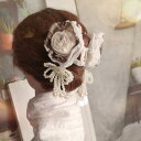 レディース ヘアクリップ アクセサリー 髪留め 花 フラワー フェアリー おしゃれ かわいい エレガント 上品 リボン カジュアル ファッション フェミニン ギ...
