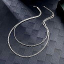 メンズ チェーン ネックレス シンプル カジュアル おしゃれ ストリート ファッション チタン レトロ クラシック アクセサリー スタイリッシュ 男女兼用 ペア...