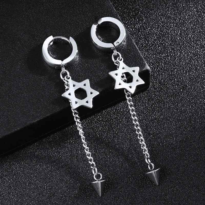 メンズ ピアス イヤリング アクセサリー シンプル カジュアル おしゃれ ストリート ファッション ノンホール 韓国 ペア カップル ギフト